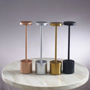 Classic USB Rechargeable Table Lamp Night Light, with Stepless Brightness Adjustment, Touch 3-Color Bedside Lamp.