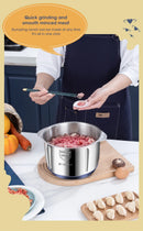 Electric Meat Grinder, Food Processor, Multifunctional Stainless Steel.