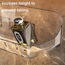 Acryli Bathroom Shelf No Drill Organizer Shower Storage Rack Washstand Cosmetics Storage Rack Wall Mounted Toilet Shampoo Holder.