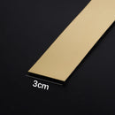 5/10 Meter Gold Wall Sticker, Smooth Stainless Steel Strip, Self-Adhesive, Decorative Mirrors for Living Room, Luxe Wall Edge Strip.