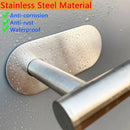 Adhesive Toilet Paper Roll Holder Organizer Wall Mount Storage Stand Bathroom No-Drill Tissue Towel Dispenser Stainless.