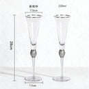 2pcs Light Luxury High-end Crystal Cup Red Wine Glass Set Tall Glass Party Wine Glass Glasses DrinkingGlasses for ChampagneFlute.