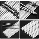 MasterGrill Flat Stainless Steel Skewers.