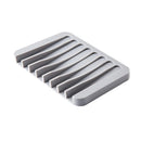 High-Quality Innovative Self-Draining Silicone Soap Holder, Protective and Non-Slip.