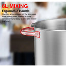 BioloMix Industrial Kitchen Mixer, Quiet, 6 Speeds, 1200 W, 6 L, Super Powerful.