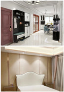 5/10 Meter Gold Wall Sticker, Smooth Stainless Steel Strip, Self-Adhesive, Decorative Mirrors for Living Room, Luxe Wall Edge Strip.