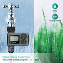 Insoma Automatic Water Timer Intelligent Irrigation Watering System Sprinkler Timer Garden Programmer Equipment IPX7 LCD Display.