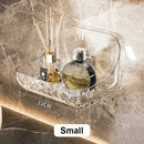 Acryli Bathroom Shelf No Drill Organizer Shower Storage Rack Washstand Cosmetics Storage Rack Wall Mounted Toilet Shampoo Holder.