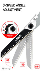 AIRAJ Plant Trim Garden Pruning Shears Horticulture Pruner Cut Shrub Garden Scissor Tool Branch Shear Orchard Folding Saw Set.