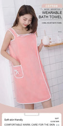 Womens Bath Towels Girls Wearable 140*85Cm Fast Drying Bathing Beach Spa Bathrobes Wash Clothing, Shower Bath And Gym Towel.