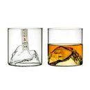 Guanshan Whiskey Glass Set Transparent Crystal Cup Suitable for Drinking Whiskey Cognac Cocktail Ice Wine Glass.