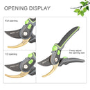 AIRAJ Plant Trim Garden Pruning Shears Horticulture Pruner Cut Shrub Garden Scissor Tool Branch Shear Orchard Folding Saw Set.