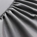Soft Cotton Fitted Bed Sheet with Elastic Band Solid Color Mattress Cover for Single Double King Queen Bed 140/150/160/180/200.
