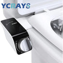Bidet Toilet Seat Attachment Non-Electric Self-Cleaning Dual Nozzles Wash Hot Cold Mixer Water Lady Bathroom Accessories Sprayer.