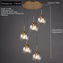 NordicGlow Glass Pendant Light.