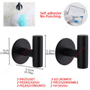 Adhesive Toilet Paper Roll Holder Organizer Wall Mount Storage Stand Bathroom No-Drill Tissue Towel Dispenser Stainless.