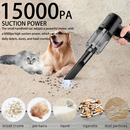 Portable Compressed Air Vacuum Cleaner 15000PA Cordless, High Power, for Car and Home.