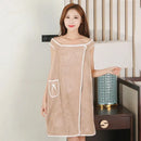 Womens Bath Towels Girls Wearable 140*85Cm Fast Drying Bathing Beach Spa Bathrobes Wash Clothing, Shower Bath And Gym Towel.