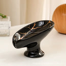 New 1 ceramic Leay shower soap holder, bathroom and kitchen supplies shape box, drain hole tray, storage board.