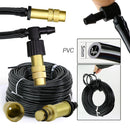 10M-30M Outdoor Misting Cooling System Garden Irrigation Watering 1/4'' Brass Atomizer Nozzles 4/7mm Hose for Patio Greenhouse.
