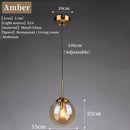 NordicGlow Glass Pendant Light.