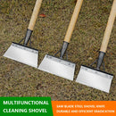 30cm Metal Weed Cleaning Shovel Stainless Steel Cleaning Shovel for Moss Multifunctional Outdoor Garden Shovel Farm Weeding Tool.