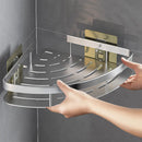 Rectangular Corner Shelf for Wall Mounting, Bathroom Shelf, Towel Rack, Shower Shampoo Holder, No-Drill Shelf.