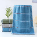 All-cotton Class A Thickened Absorbent Jacquard Polyester-cotton Skin-friendly Face Towel Bath Pure Cotton Towel Adult Towel.