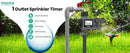 Insoma Automatic Water Timer Intelligent Irrigation Watering System Sprinkler Timer Garden Programmer Equipment IPX7 LCD Display.