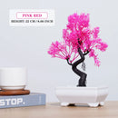 Artificial Plants Bonsai Small Tree Simulation Pot Plants Fake Flowers Table Potted Ornaments for Hotel Garden Home Decor planta.