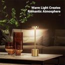 Classic USB Rechargeable Table Lamp Night Light, with Stepless Brightness Adjustment, Touch 3-Color Bedside Lamp.