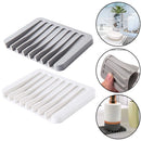 High-Quality Innovative Self-Draining Silicone Soap Holder, Protective and Non-Slip.
