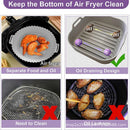 🔥Air Fryer Silicone Liners Reusable.