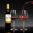 2pcs Light Luxury High-end Crystal Cup Red Wine Glass Set Tall Glass Party Wine Glass Glasses DrinkingGlasses for ChampagneFlute.