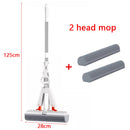 Self-Draining Squeeze Sponge Mop – Easy Floor Cleaning.