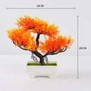 Artificial Plants Bonsai Small Tree Simulation Pot Plants Fake Flowers Table Potted Ornaments for Hotel Garden Home Decor planta.