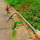 Manual Weeding Machine Set: Mower Sickle + Road Crack Weeding Tool + Garden Hand Shovel - Heavy Duty Carbon Steel for Outdoor.