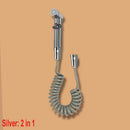 Bidet toilet sprayer set spray water bathroom handheld bidet sprayer toilet shower double outlet angle valve toilet accessories.