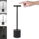 Classic USB Rechargeable Table Lamp Night Light, with Stepless Brightness Adjustment, Touch 3-Color Bedside Lamp.