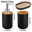 Bathroom Set Hands Soap Dispenser Toothbrush Holder and Soap Box Bathroom Decor Toiletries Holder for Bath Accessories.