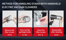 Portable Compressed Air Vacuum Cleaner 15000PA Cordless, High Power, for Car and Home.
