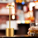 Classic USB Rechargeable Table Lamp Night Light, with Stepless Brightness Adjustment, Touch 3-Color Bedside Lamp.