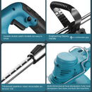 Cordless Lawn Mower Handheld Electric Grass Trimmer Adjustable Garden Tools For Makita No Battery.