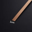 5/10 Meter Gold Wall Sticker, Smooth Stainless Steel Strip, Self-Adhesive, Decorative Mirrors for Living Room, Luxe Wall Edge Strip.