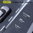 NEWBENY 200Bar Brushless High Pressure Car Washer Gun 6 IN 1 Electric Garden Washing Water Wash Spray Gun For Makita Battery Pin.