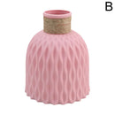 Rope Plastic Vase Flower Arrangement DIY Flowerpot Living Room Porcelain Imitation Flower Ware Home Decoration Ornaments.