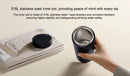 New Portable Electric Kettle Fast Insulated with smart temperature Mijia for Travel (CN).