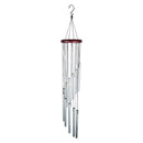 1piece 12 Tubes Aluminum Alloy Wind Chimes with Hook Gold/silver Bells for Outside Home Wedding Party Memorial Decoration Gifts.