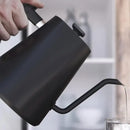 TERLEIA Electric Kettle – Compact Stainless Steel Design.
