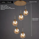 NordicGlow Glass Pendant Light.
